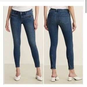 Free People We The Free Jet Zip Skinny Jeans Size 29